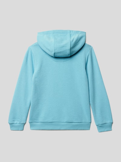 Levi’s® Kids Hoodie met labelprint Aquablauw - 3