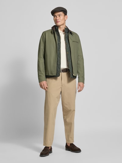 Barbour Tailored Fit Poloshirt aus reiner Baumwolle Offwhite 1