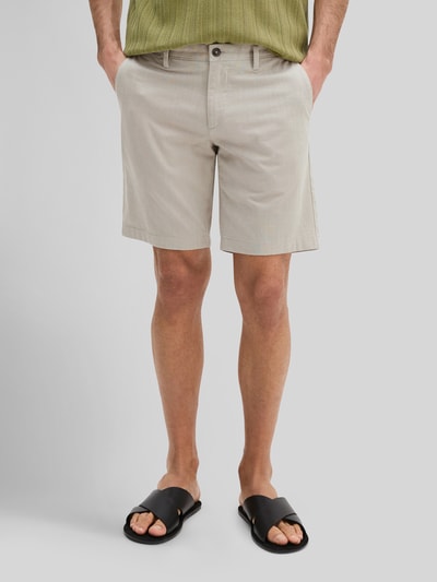 Marc O'Polo Regular Fit Bermuda aus Baumwoll-Elasthan-Mix Modell 'SALO' Beige 4