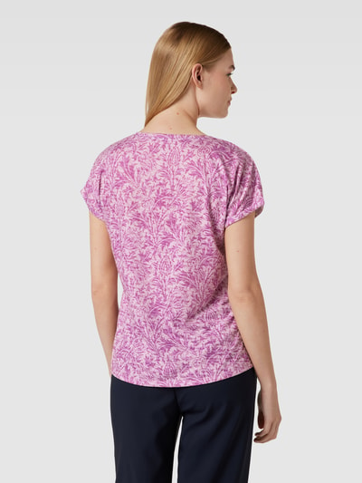 Christian Berg Woman T-shirt met all-over motief Fuchsia - 5