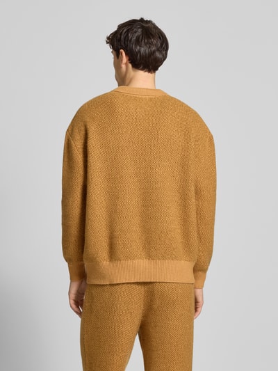 BLKVIS Strickpullover mit Polokragen Senf 5