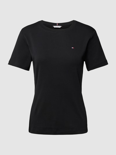 Tommy Hilfiger T-shirt ze wzorem w paski model ‘CODY’ Czarny 2