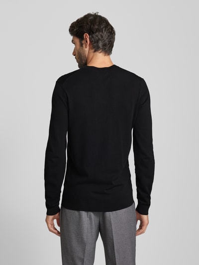 MCNEAL Gebreide pullover met ronde hals Zwart - 5