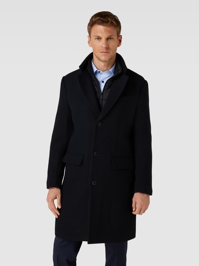 SELECTED HOMME Mantel im Double-Layer-Look Modell 'JOSEPH' Black 4
