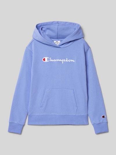 CHAMPION Hoodie mit Label-Stitching Lavender 1