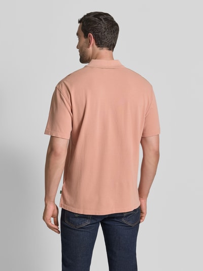 Scotch & Soda relaxed fit poloshirt met gestikt logo Oudroze - 5