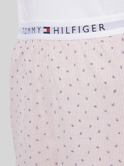 TOMMY HILFIGER Pyjama mit Logo-Stitching Hellrosa 2