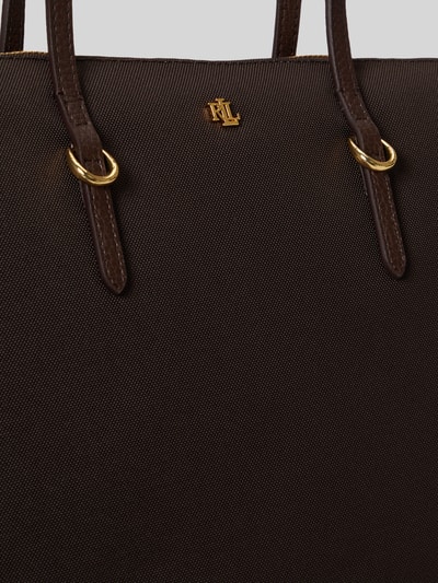 Lauren Ralph Lauren Henkeltasche mit Logo-Detail Dunkelbraun 5