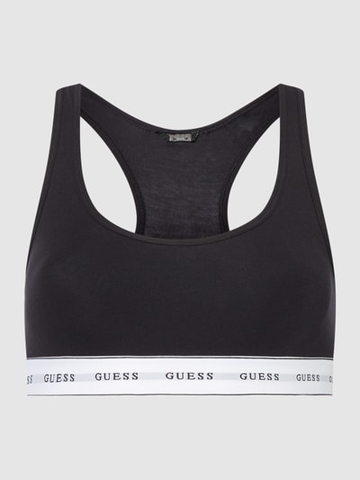 Guess String mit Logo-Bund Black 2