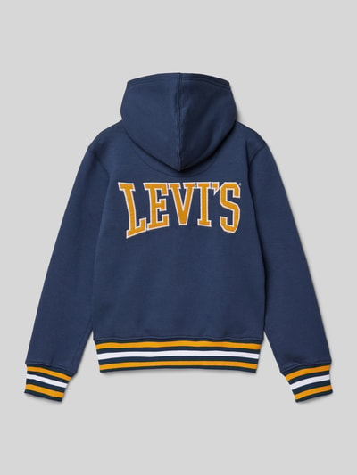 Levi’s® Kids Bluza rozpinana z wyhaftowanym logo model ‘VARSITY’ Granatowy 3