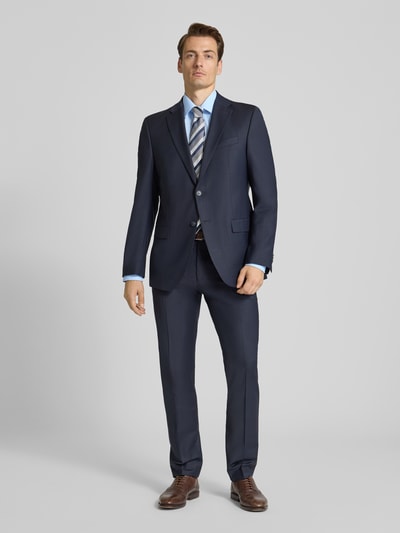 OLYMP Regular fit vrijetijdsoverhemd met logostitching, model 'New' Bleu - 1