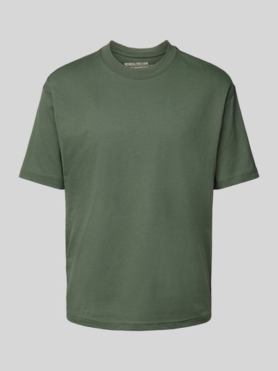 MCNEAL T-Shirt mit geripptem Rundhalsausschnitt Khaki 2