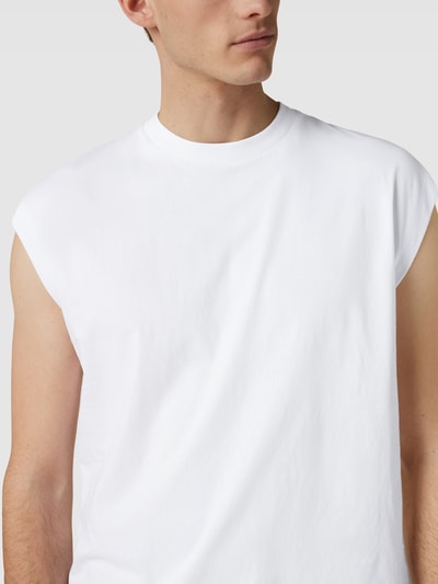 Drykorn Ärmelloses T-Shirt mit Rundhalsausschnitt Weiß 3
