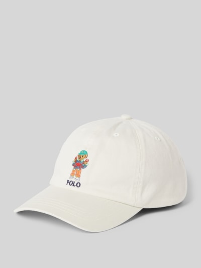 Polo Ralph Lauren Teens Basecap mit Label-Stitching Ecru 1