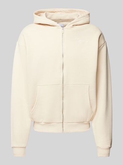 KARL KANI Sweatjacke mit Label-Stitching Sand 2