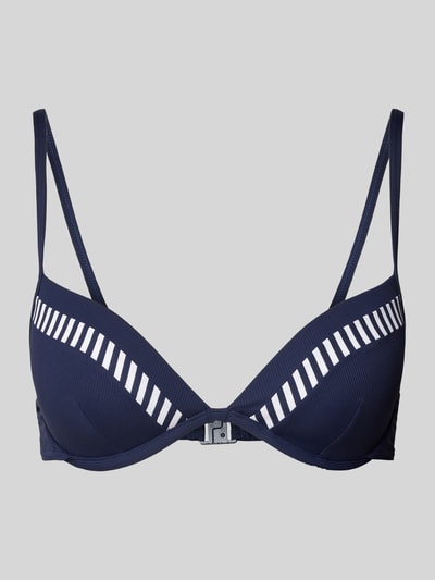 Esprit Top bikini ze wzorem w paski model ‘BONDI’ Granatowy 1