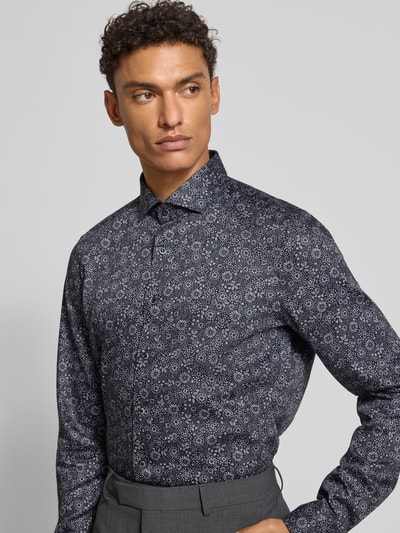 OLYMP Level Five Body fit zakelijk overhemd met extra lange mouwen Zilver - 3