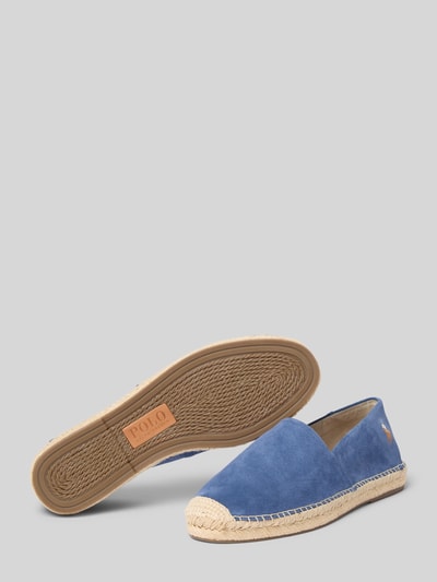 Polo Ralph Lauren Espadrilles met logostitching, model 'CEVIO' Blauw - 4