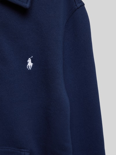 Polo Ralph Lauren Teens Bluza z wykładanym kołnierzem i zamkiem błyskawicznym Granatowy 2