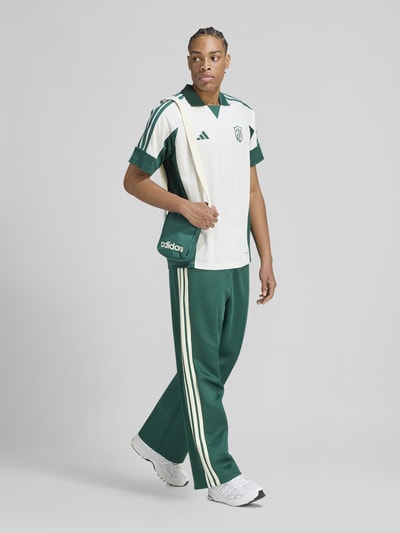 adidas Sportswear Relaxed Fit Poloshirt mit Logo-Stitching Offwhite 1