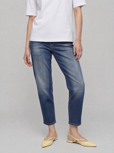 MAC Barrel jeans van katoenmix in 5-pocketmodel Blauw - 4