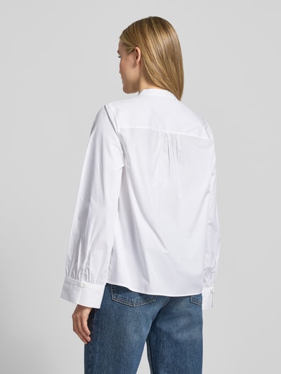 Tommy Hilfiger Bluzka z długim rękawem o kroju regular fit z czystej bawełny Biały 5