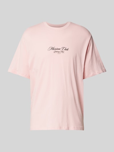 Jack & Jones T-Shirt mit Label-Print Modell 'MARINA' Rosa 2