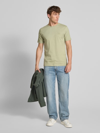 BOSS Orange Regular Fit T-Shirt aus reiner Baumwolle Modell 'TALES' Lind 1