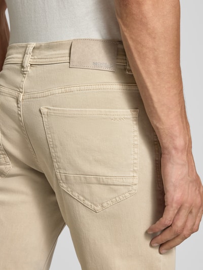 MCNEAL Slim Fit Jeans im 5-Pocket-Design Ecru 3