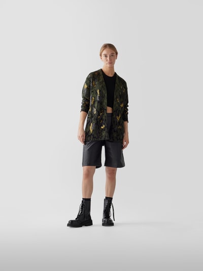 Zadig & Voltaire Strickjacke mit Camouflage-Muster Oliv 1