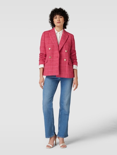 Christian Berg Woman Selection Blazer met klepzakken Felroze - 1