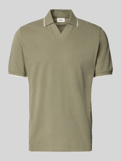 s.Oliver RED LABEL Regular Fit Poloshirt aus reiner Baumwolle Lind 2