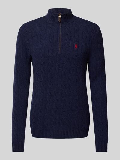 Polo Ralph Lauren Sweter z domieszką kaszmiru Granatowy 2