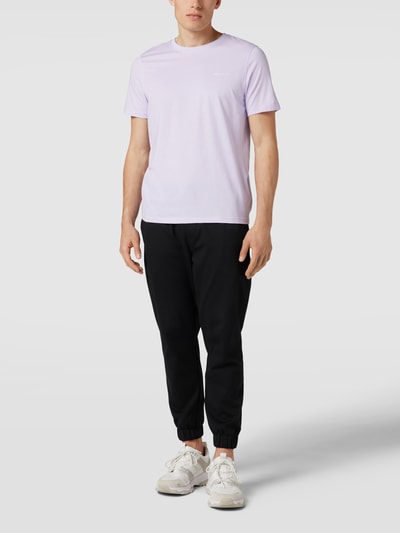 MCNEAL T-Shirt mit Label-Applikation Lila meliert 1