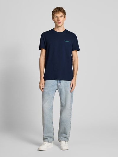Tommy Jeans Regular fit T-shirt van puur katoen Marineblauw - 1