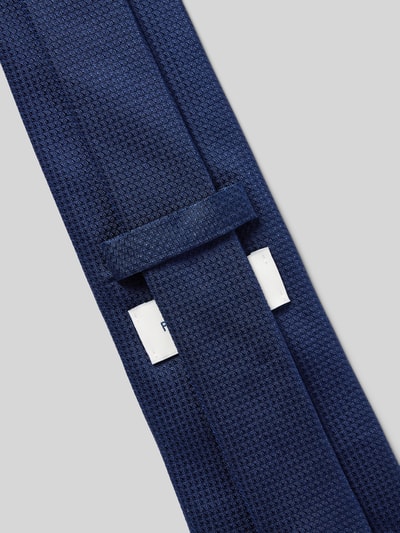 Profuomo Stropdas met labeldetail Marineblauw - 3