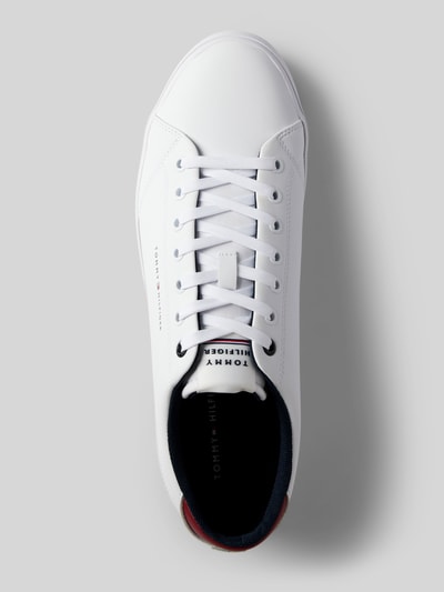 Tommy Hilfiger Sneaker aus Leder mit Schnürung Weiss 3