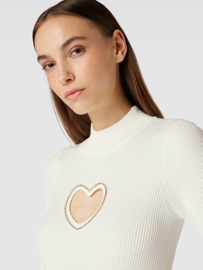 Guess Body z obszyciem ozdobnymi kamieniami model ‘HEART’ Biały 3