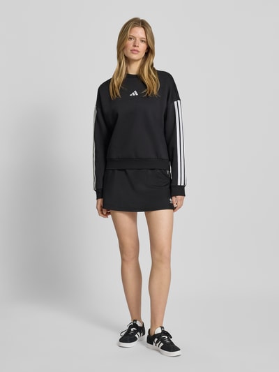 adidas Sportswear Sweatshirt mit Label-Stitching und Rundhalsausschnitt Black 1