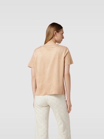 Juvia T-Shirt mit U-Boot-Ausschnitt Camel 5