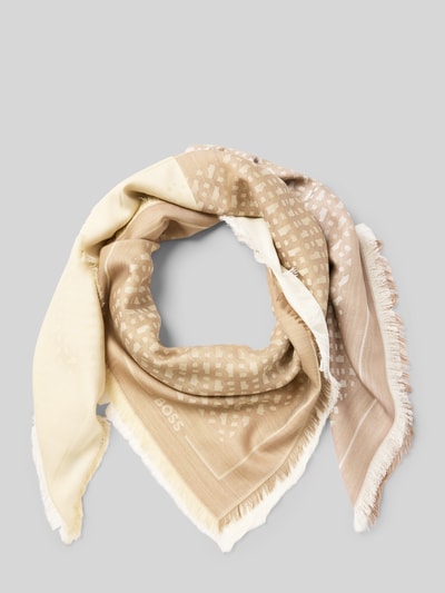 BOSS Tuch aus Modal-Woll-Mix Beige 1