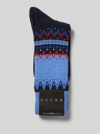 Falke Sokken met kasjmier Aquablauw - 3