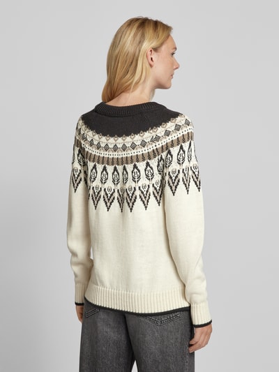 Dale of Norway Norwegerpullover mit Rundhalsausschnitt Modell 'SULA' Offwhite 5