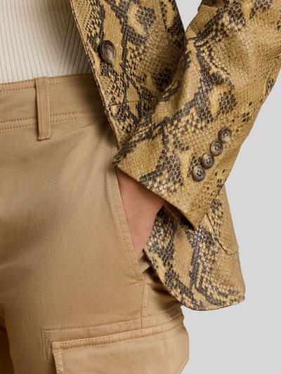 Lauren Ralph Lauren 'krój regular fit' kurtka skórzana z naturalnej skóry jagnięcej Camel 6
