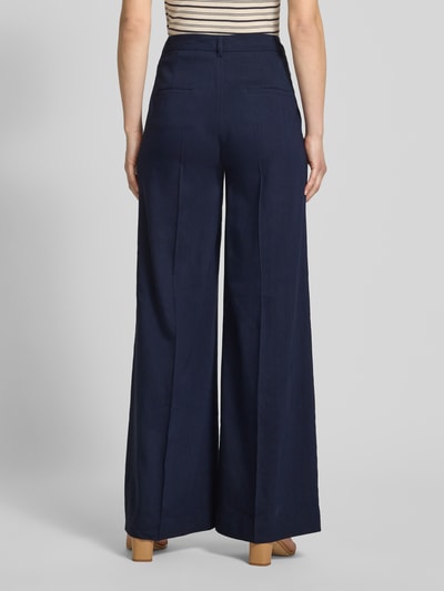 SEDUCTIVE Leinenhose mit Bügelfalten Modell 'SHILOH' Marine 5