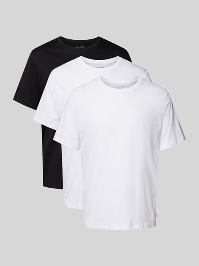 Jack & Jones T-Shirt mit Rundhalsausschnitt Weiss 1