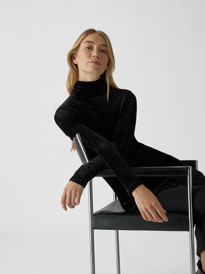 Paco Rabanne Longsleeve mit Stehkragen Schwarz 6