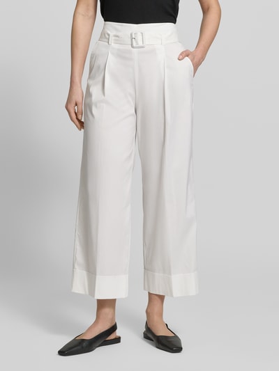 windsor. Culotte mit Gürtel und Eingrifftaschen Offwhite 4