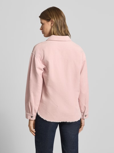 ONLY Regular fit overhemdjack van puur katoen Model 'MAIKO-BITTEN' Lichtroze - 5