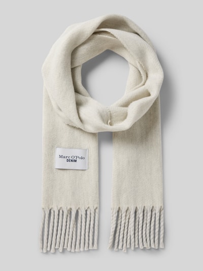 Marc O'Polo Denim Schal aus reiner Schurwolle Silber Melange 1